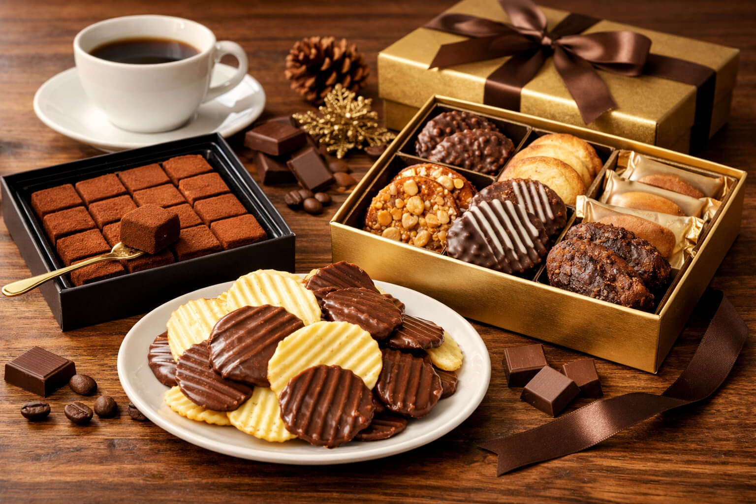 ロイズが多くの人に選ばれる理由を表現した人気商品の集合イメージ