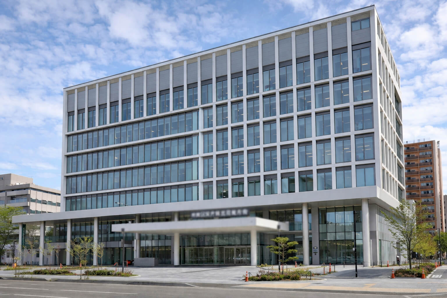 札幌市中央区役所の新庁舎外観