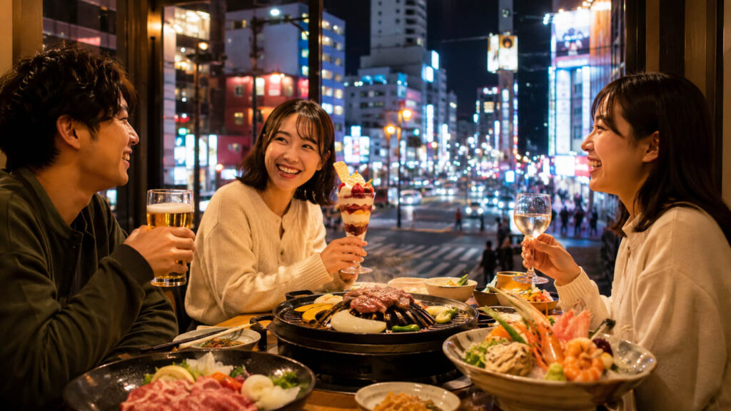 すすきので北海道グルメを楽しむ札幌旅行