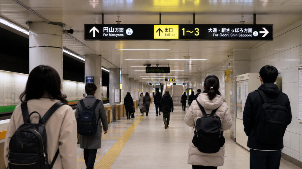 地下鉄路線図風のイメージ