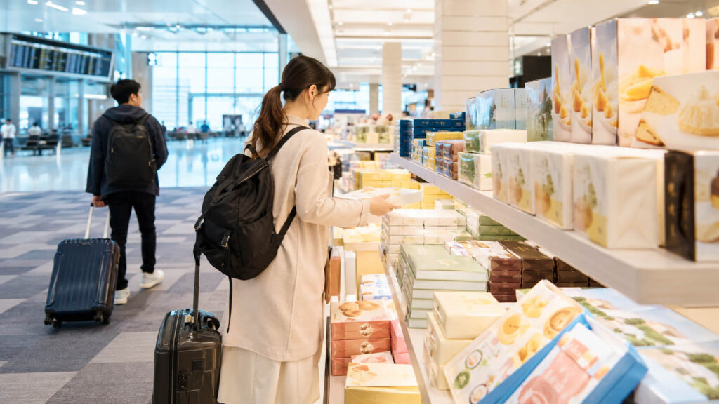 新千歳空港の保安検査後にあるおすすめ店舗のイメージ