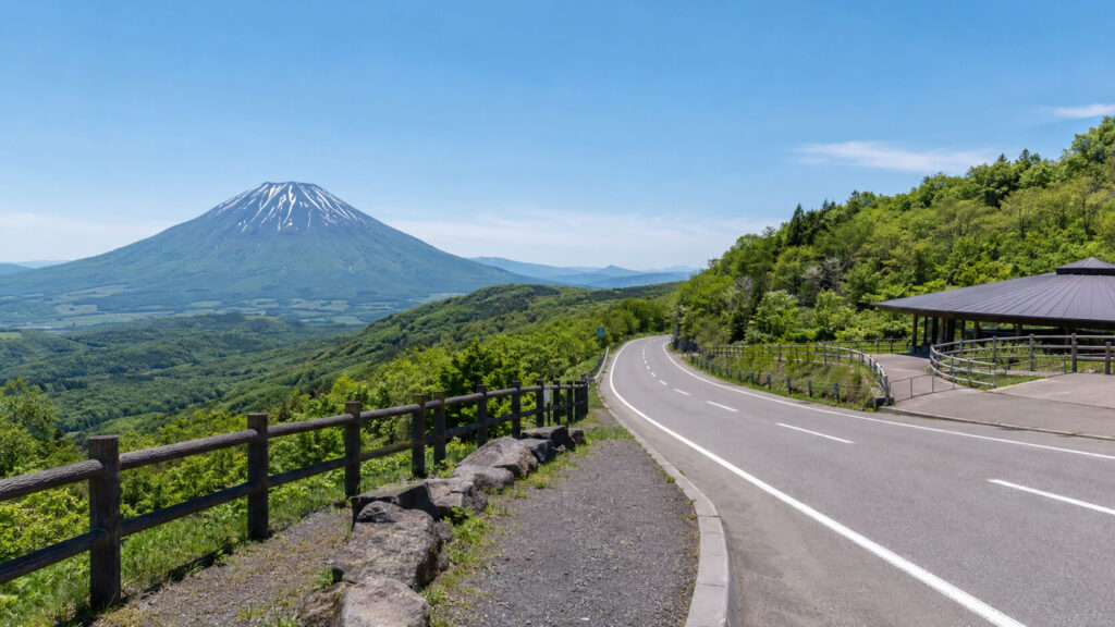 道央エリアの中山峠や毛無峠を走る北海道ドライブの風景