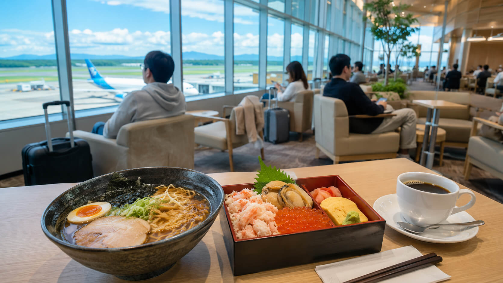新千歳空港の国内線ゲート内で食べられる北海道グルメ