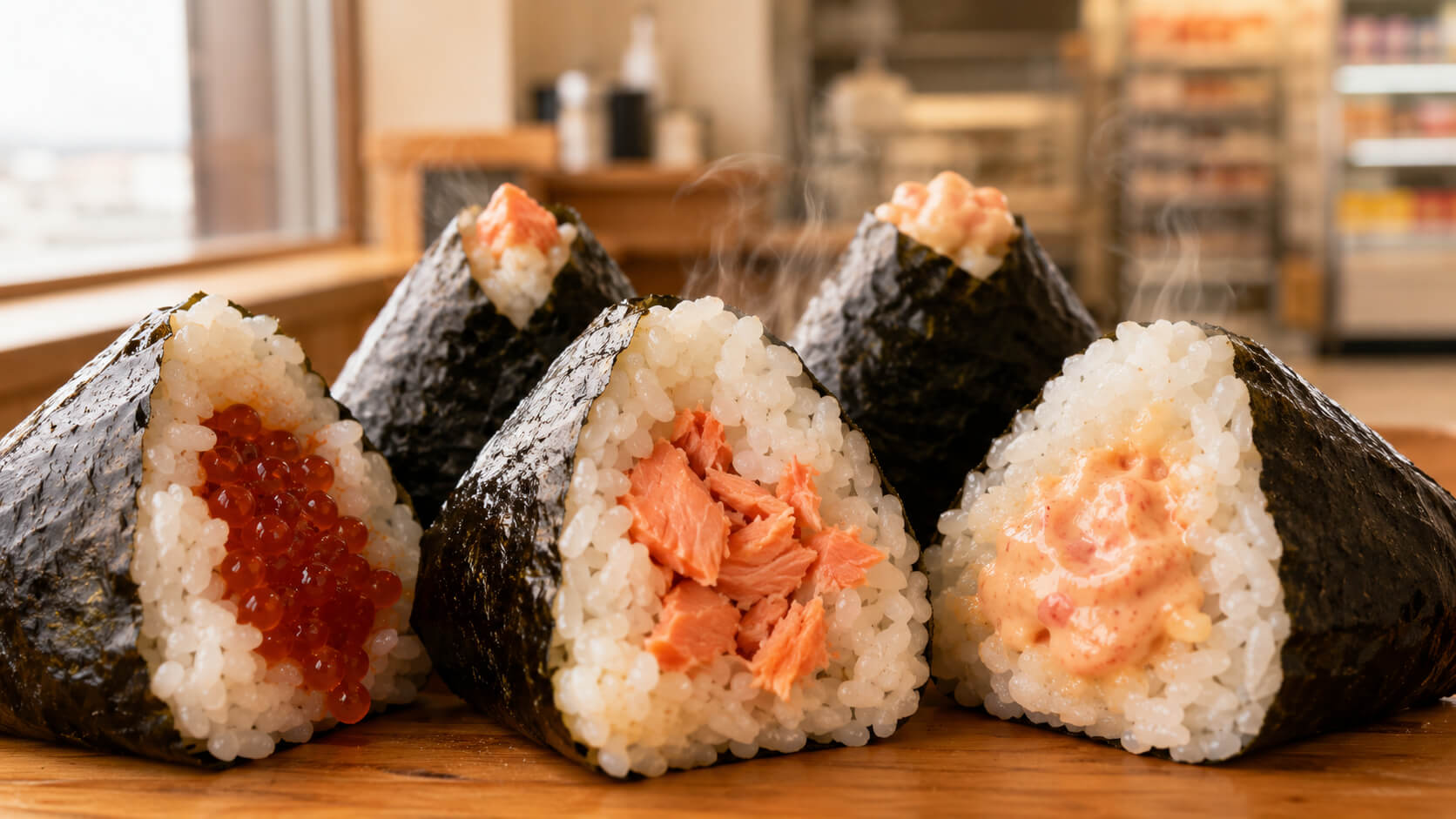 ホットシェフのおにぎりメニューと大きなおにぎりの魅力