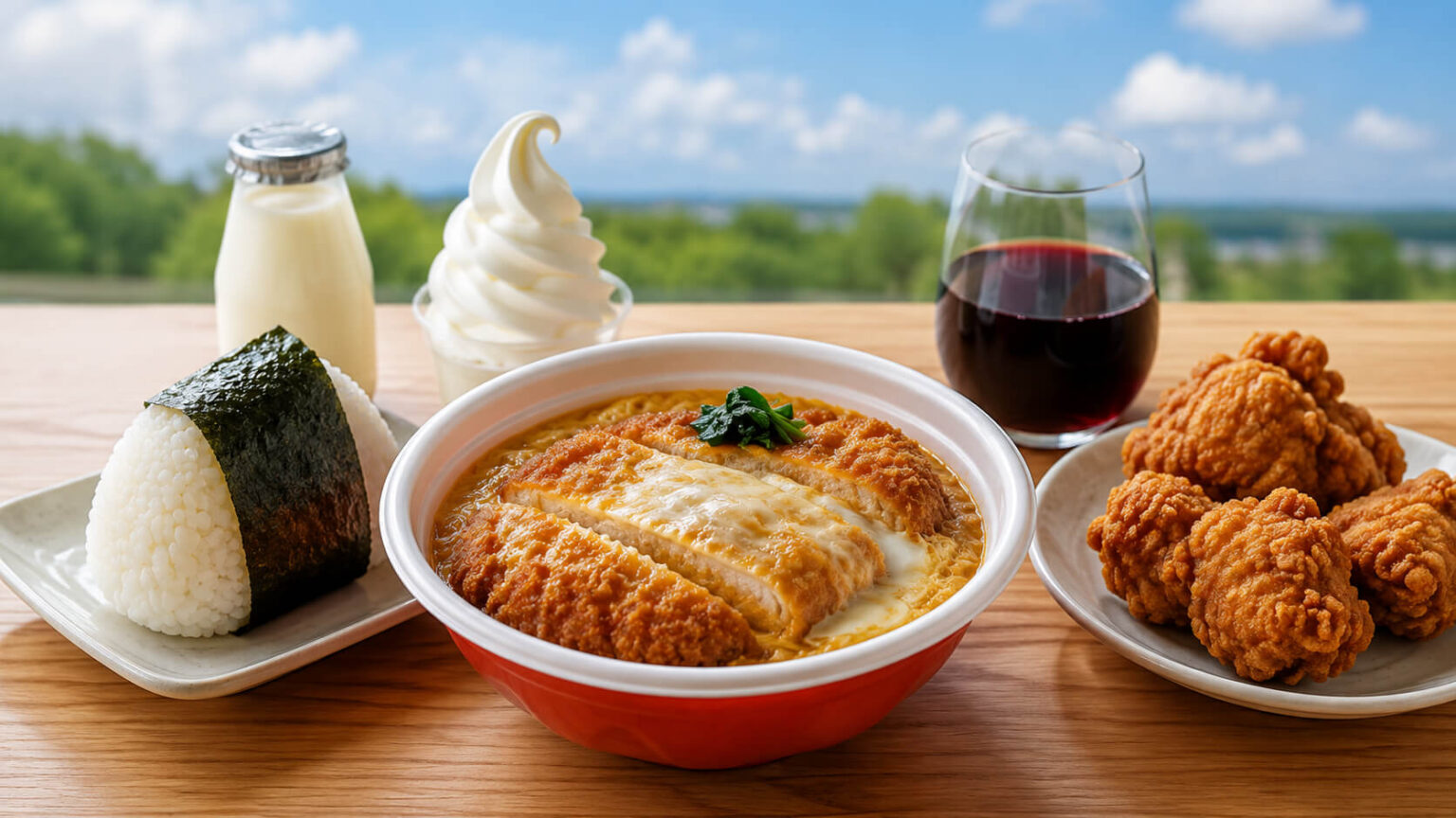 セイコーマートのおすすめ商品として人気の弁当とおにぎりと北海道スイーツ