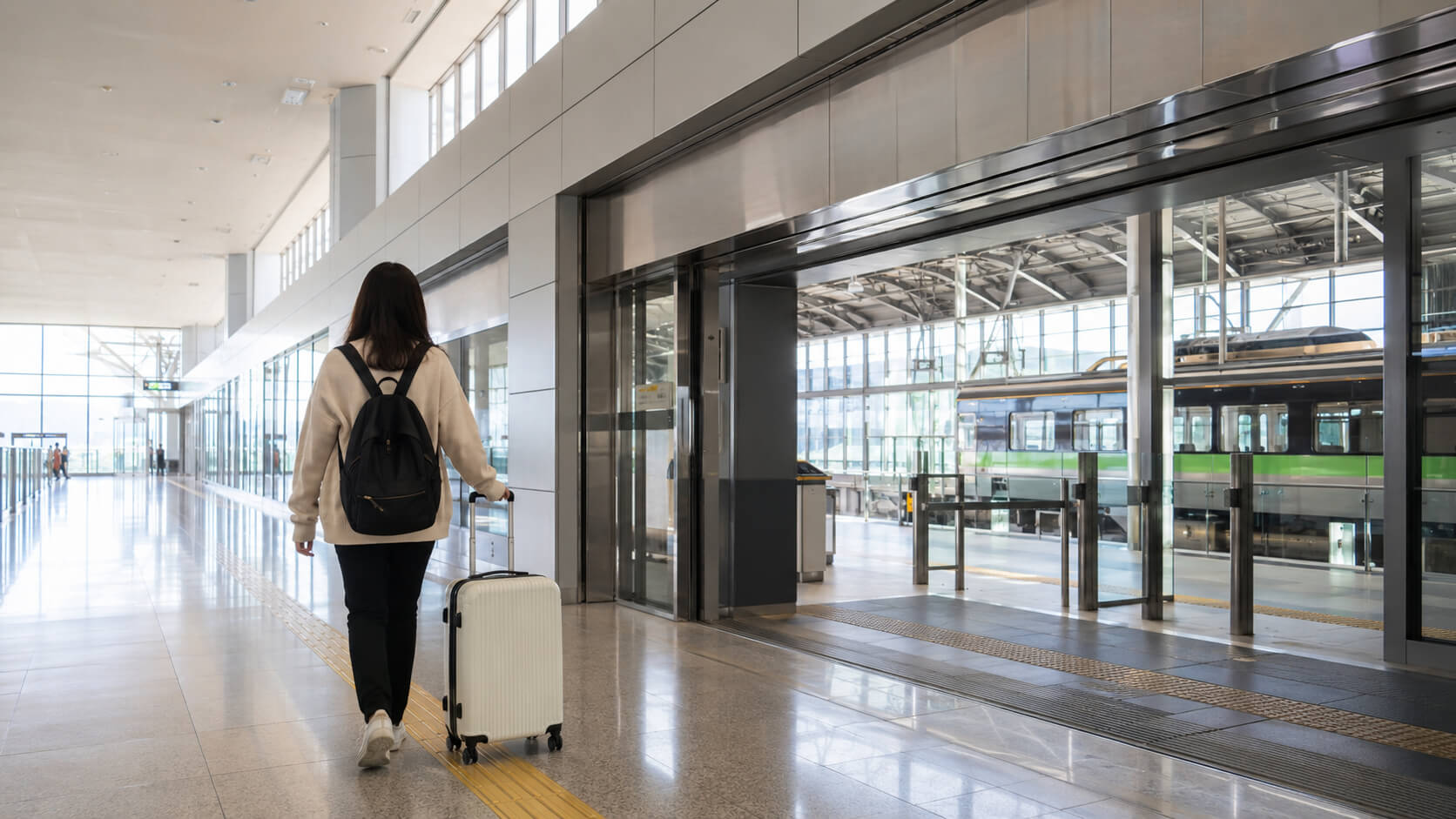 新千歳空港のJR案内表示のイメージ
