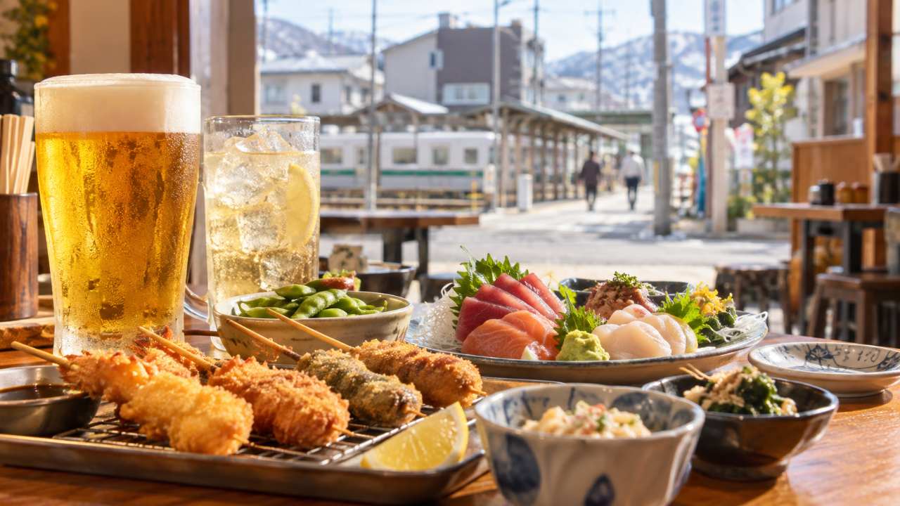 澄川で昼飲みできる駅近居酒屋と店選びのイメージ 澄川で昼飲みする前に営業時間や予算を確認するイメージ