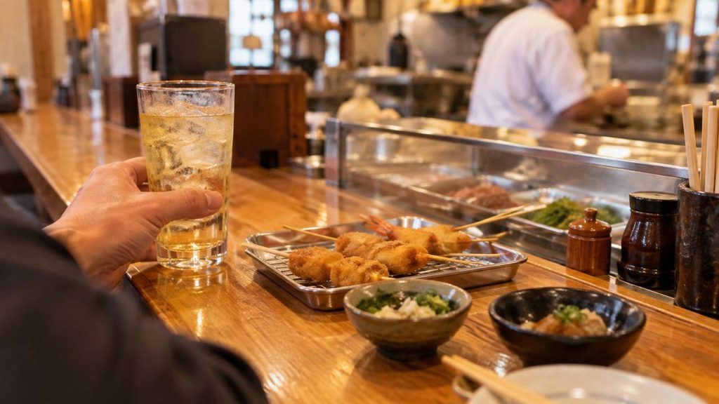 澄川で一人飲みや友人との昼飲みを楽しむイメージ