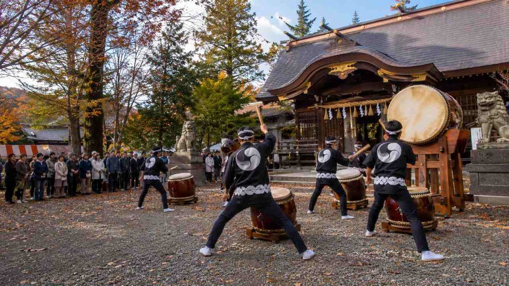 山口神社例祭の宵宮祭