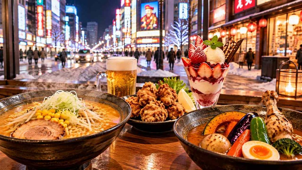 札幌のB級グルメを楽しめる札幌駅・大通・すすきのエリア